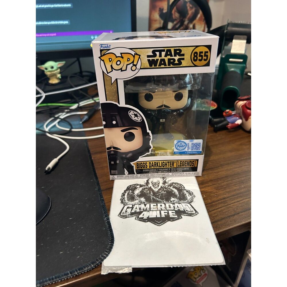 Funko Pop Star Wars! Biggs Darklighter (Legends) # 855 Special Channel Excl